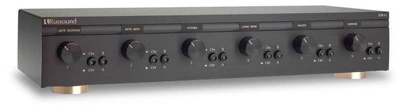 Russound SDB-6.1, Dual Source Speaker Selectors with Volume Control Black image 1
