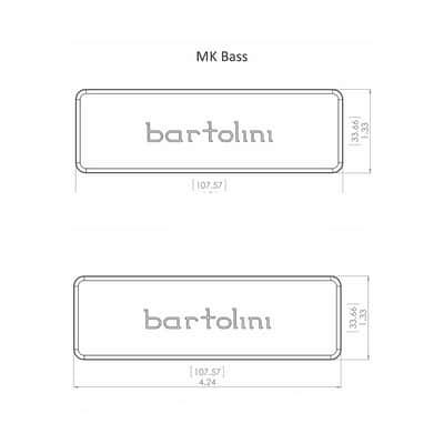 Bartolini MK5CBC 5-String Classic Bass Pickup Set image 2