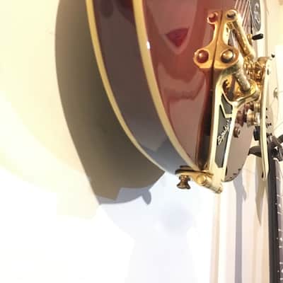 Epiphone Riviera P-90 with bigsby trem Natural/Red image 6