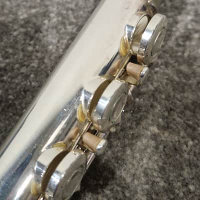 Osborne Engraved Silver Standard Nickel Flute - Elegant Design - Good w/ Hard Case image 19