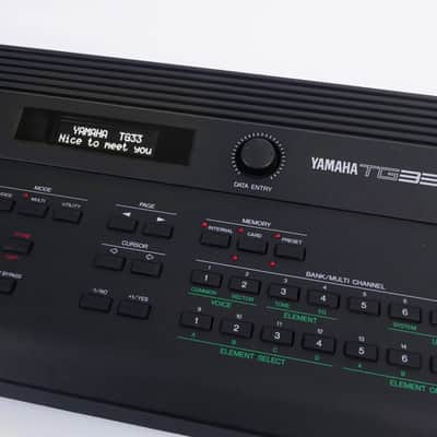 Yamaha TG33 OLED Display white