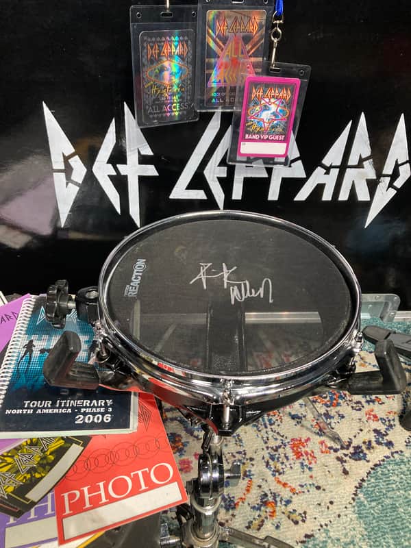 Rick Allen's Def Leppard, 2011, 10" Pintech ConcertCast Electronic Drum Pad (RA #2031) AUTOGRAPHED!! image 1