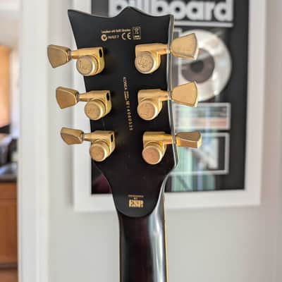 ESP LTD EC-1000 Duncan with Rosewood Fretboard 2011 - 2017 - Vintage Black image 6