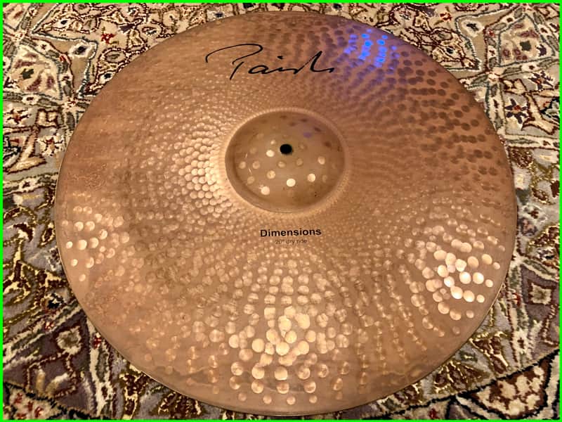 Paiste Signature Dimensions 20" Dry Ride Cymbal 2485g from 1999 ~ CONTROLLED DARK PING with Sound File! image 1