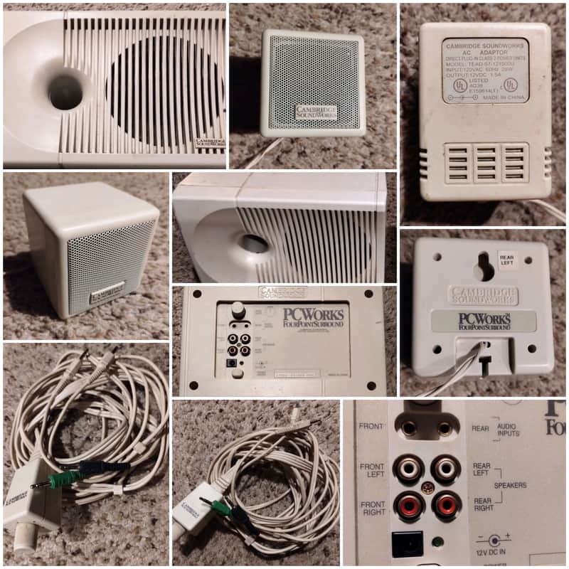 Cambridge Soundworks PCWorks Multimedia System with Subwoofer and 4 Satellite Speakers image 1