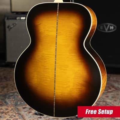 Gibson Custom Shop 1957 SJ-200 Acoustic Guitar - Vintage Sunburst with Hardshell Case image 2