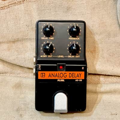 Pearl Analog Delay AD-08 1980's - Black-Orange image 2