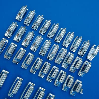 Rogers Beavertail Lugs Lot of 48 Tom Snare Bass 70s image 5