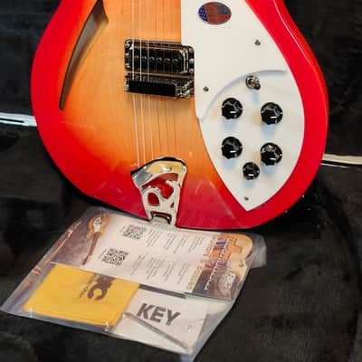 Rickenbacker 330 Fireglo, RW FB, 21 Fret, Gotoh Tuners, w/HSC image 3