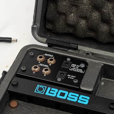 Boss BCB-60 Pedalboard Case w/ Power Supply Daisy Chain & Patch Cables image 5