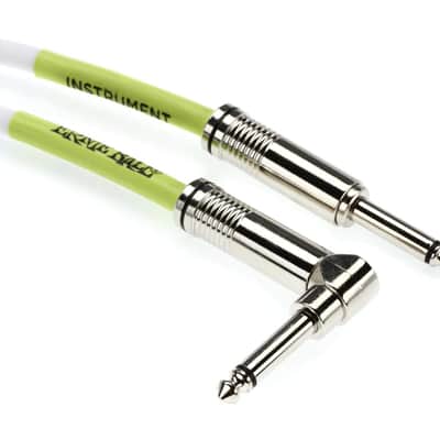 Ernie Ball Instrument Cable, Straight/Angle, 20ft, White (P06047) image 3