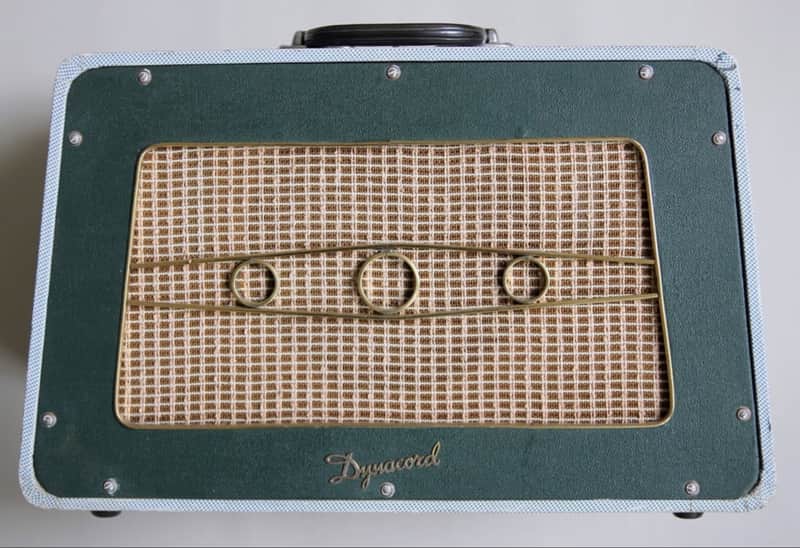 1955 Dynacord DA15V Combo Amplifier - Grey & Green image 1