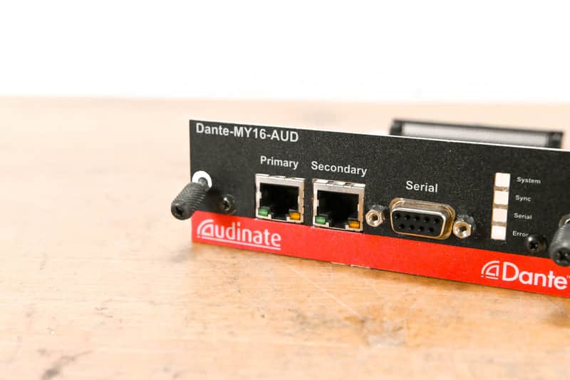 Audinate Dante-MY16-AUD 16-Channel Dante Network I/O Card CG013QA