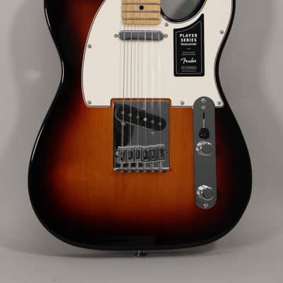 2019 Fender Player Series Telecaster Sunburst Finish Electric Guitar image 2