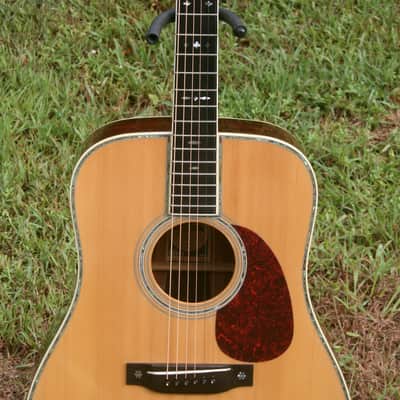2003 Yairi Old D-45S style RYW-1000  Jacaranda Japan Vintage - Natural+K Yairi Hard Case and more image 5