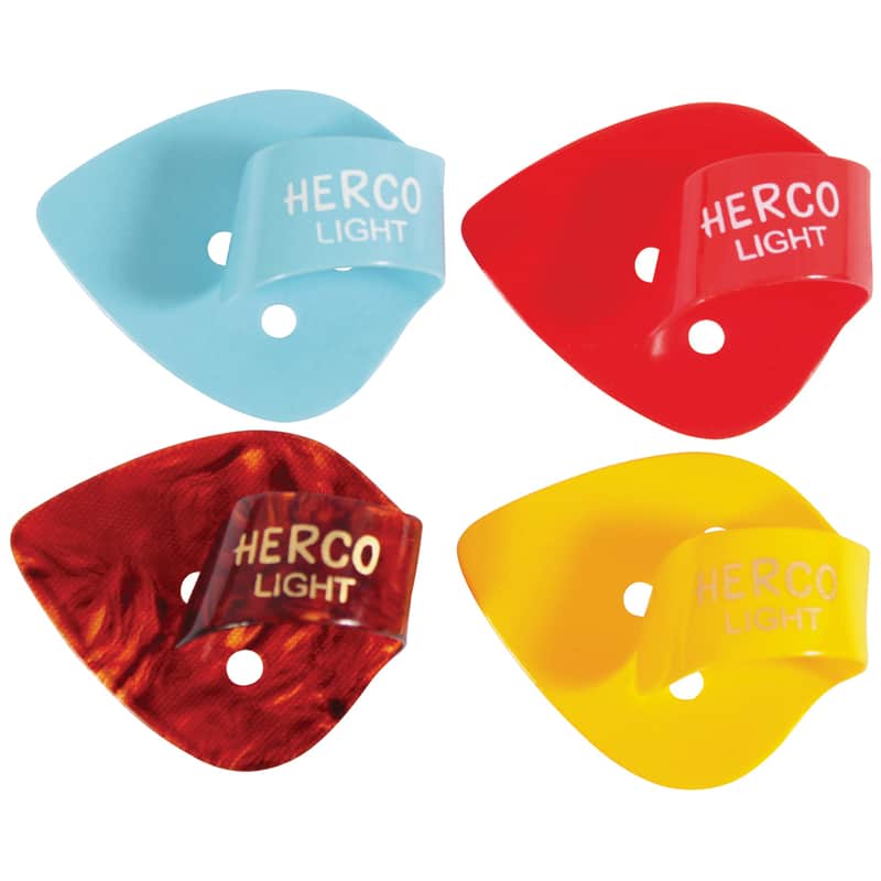 Dunlop HE111 Herco Light Flat/Thumbpicks (24-Pack) image 2