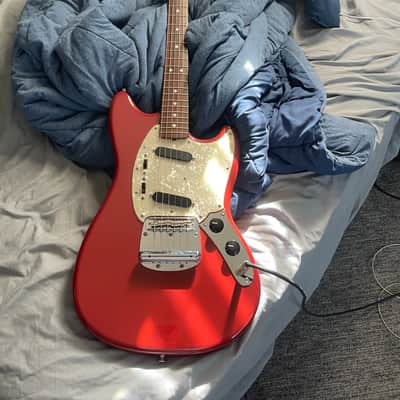 Used Fender 1994 Fender Mustang MG-65 Japanese 65' Reissue Dakota Red image 10