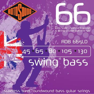 Rotosound Snaren voor Elektrische Bas SWING 66 STAINLESS SETS 6-Snaren