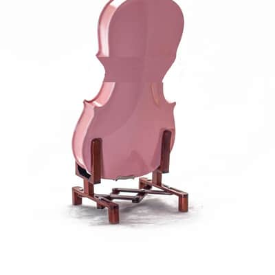 NEW Pink 4/4 Size Solid MAPLE Student Violin w Case/Bow/Rosin/String/Mute image 2