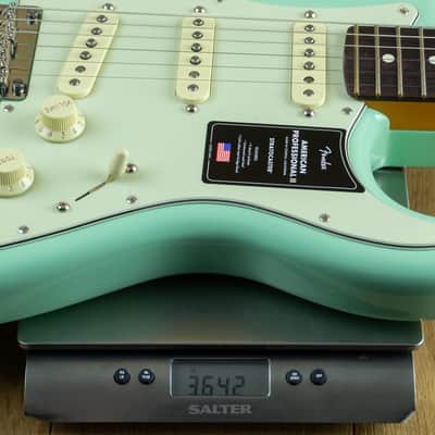 Fender American Professional II Strat Rosewood Matching Headstock Surf Green US240019045 image 7