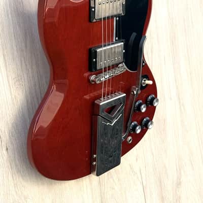 Gibson SG Standard 61 With Sideways Vibrola 2022 - Vintage Cherry image 3