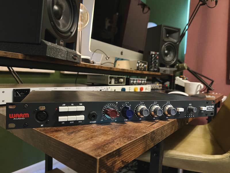 Warm Audio WA73-EQ 1-Channel British Microphone Preamp / EQ 2018 - Present - RAF Blue Gray image 1
