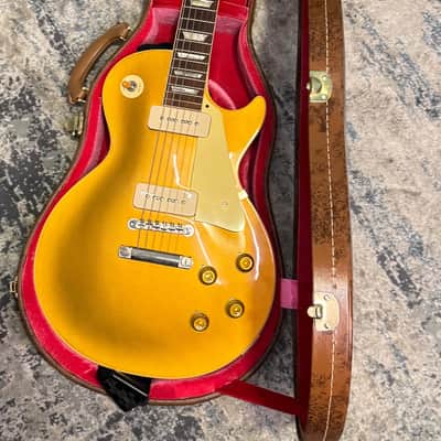 Gibson Custom 1956 Les Paul Goldtop Reissue - Double Gold, VOS image 1