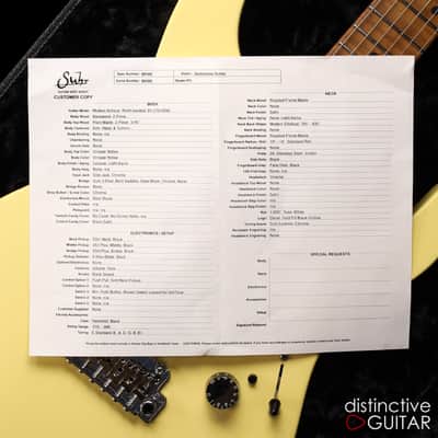 Suhr Modern Antique LE - Vintage Yellow image 14