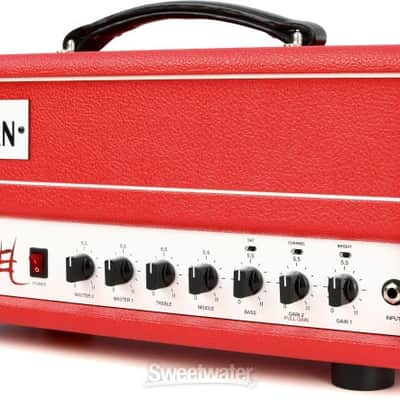 Friedman JEL-20 Jake E. Lee 20-watt Tube Head - Red Bronco Tolex (JEL-20d4) image 5
