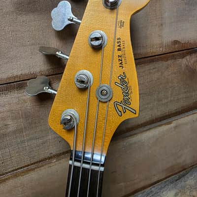 2023 Fender Custom Shop Jazz Bass B2 '62 RELIC (Pre-Owned) - Aged Sherwood Green w/ Hard Case image 8