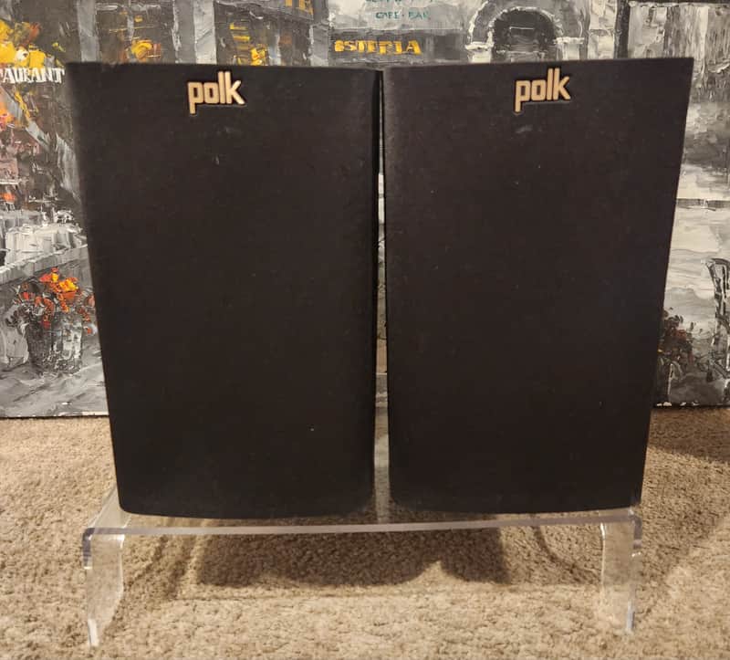 Polk Polk Audio TSx110B Bookshelf speakers 2000 - Black wood veneer image 1