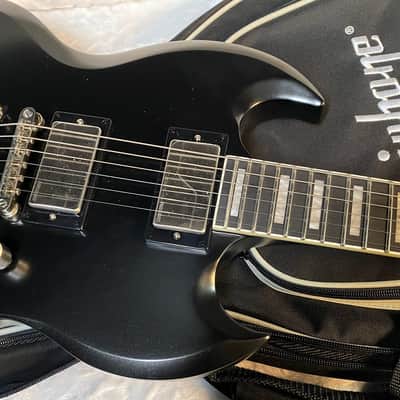 NEW! Epiphone SG Prophecy - Aged Jet Black Metallic - Deluxe Gig Bag - Authorized Dealer - G04694 image 2