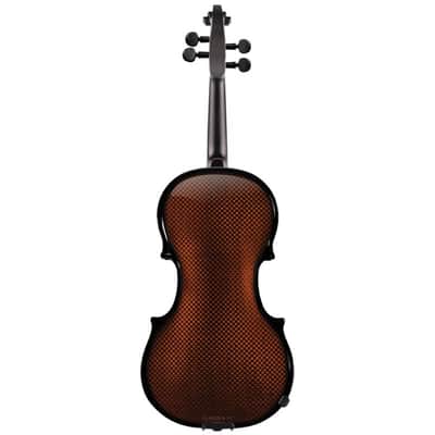 Glasser Carbon Composite Acoustic Electric Violin 4/4 size 4-String Orange image 2