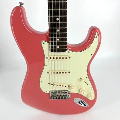 2020 Fender Custom Shop ’61 Stratocaster Journeyman Relic - Faded Fiesta Red image 4
