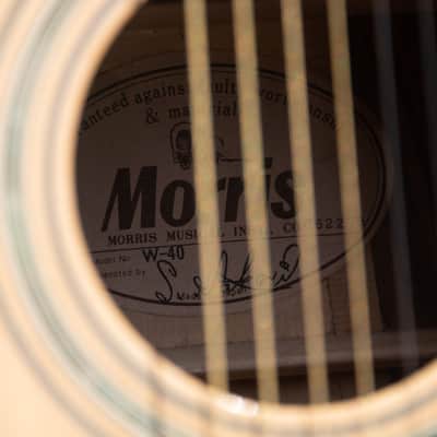 2007 Morris W-40 - Natural Finish - Made in Japan - Hardshell Case image 8