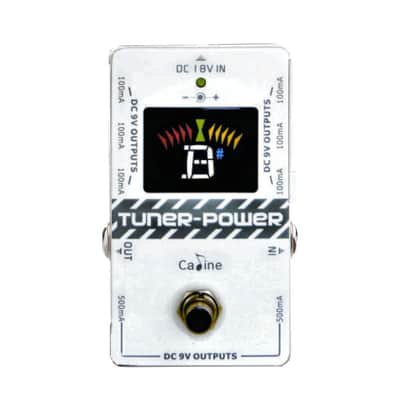 Caline CP-09  Tuner + Power Supply 2 in 1 for Effect Pedals 18V Input 4 Led Display image 5