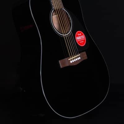 Fender CD-60 Dreadnought V3 with Case, Walnut FB, Black image 4