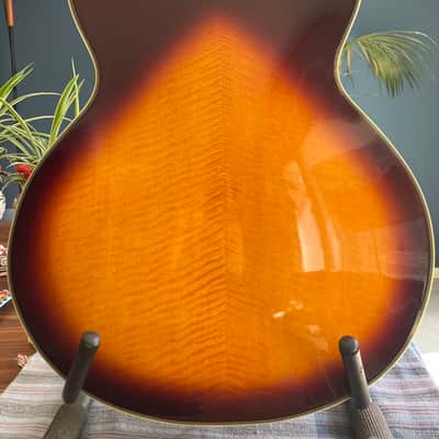 Epiphone Epiphone Joe Pass Emperor II Korea 1997 – upgraded jazz guitar 1997 - sunburst image 7