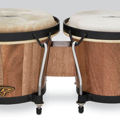 Latin Percussion LP CP Trad 6" - 7" Bongo Oak Natural Black (CP221-AW) image 3