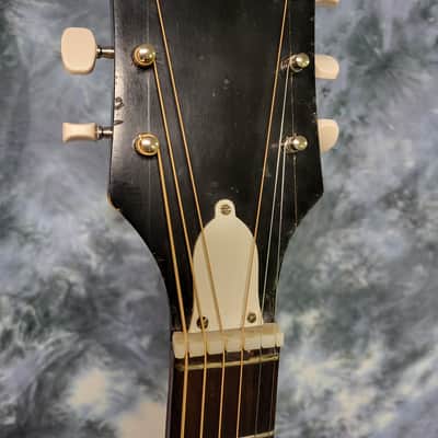 Vintage 1968 Truetone by Kay Archtop Redburst Guitar Pro Setup New Strings Soft Shell Case image 6