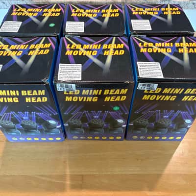 6x Lixada 60W LED RGBW DMX512 Beam Stage Light T4W9 image 3