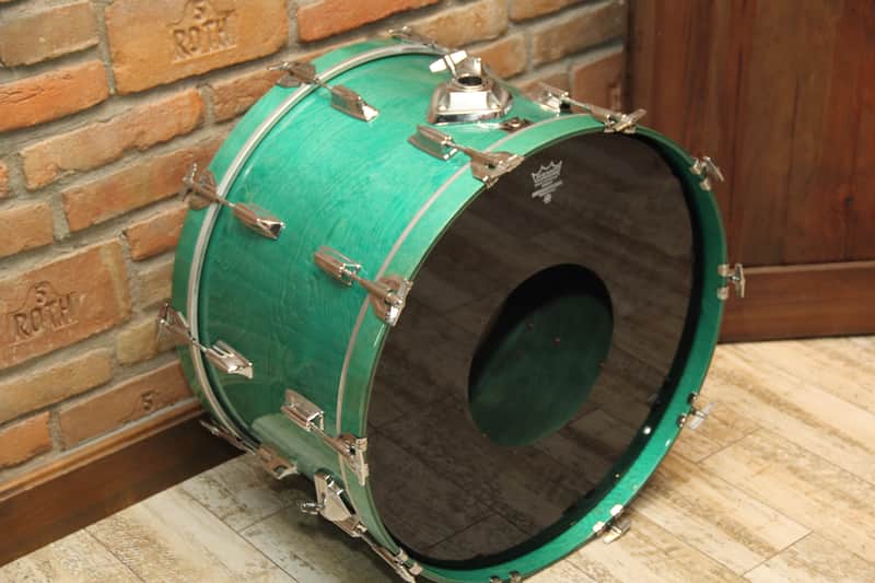 RARE Tama Superstar 70-80s  Aquamarine bass drum 24x14 image 1