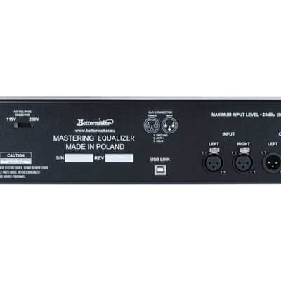 BETTERMAKER MASTERING EQUALIZER Equalizzatore analogico per mastering image 6