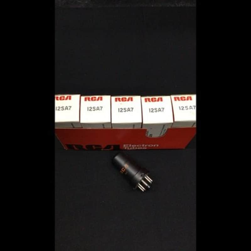FULL SLEEVE (5) NOS NIB Mint RCA 12SA7 AA5 Radio Vacuum Tubes TESTED image 1