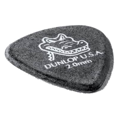 Dunlop 417P Gator Grip Black 2.0mm (12-Pack) - Set of Picks image 5