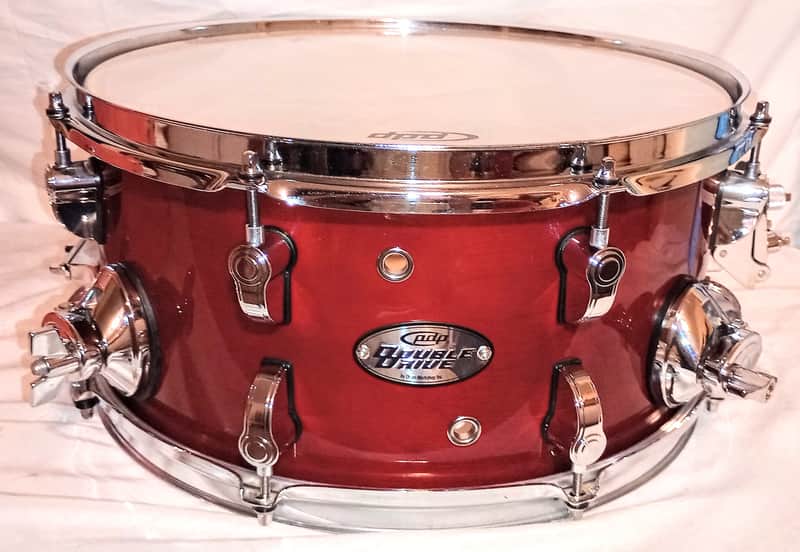 PDP CUSTOM  FLOOR SNARE/TOM - CRIMSON RED MAHOGANY LACQUER - FREE SHIP TO CUSA! image 1
