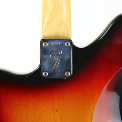 1972 Fender Jaguar Sunburst Vintage Guitar | 100% Original, Offset, Chunky Neck! image 9