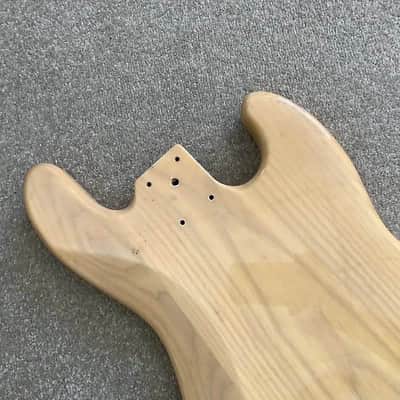 Left Handed Ash Wood Jazz Bass Style 4 String Body image 3