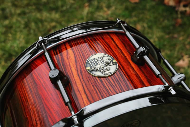 HHG drums  13x7 Cocobolo Stave 2020 Natural High Gloss image 1
