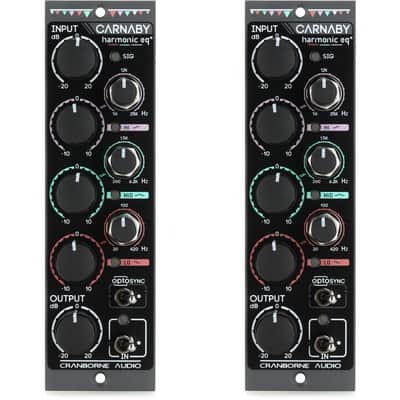 VINTAGE 1980s APHEX EQF-2 PARAMETRIC EQUALIZER PAIR 500 SERIES EQ